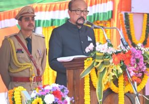  राजधानी में हर्षोल्लास के साथ मनाया गया 77 वां गणतंत्र दिवस