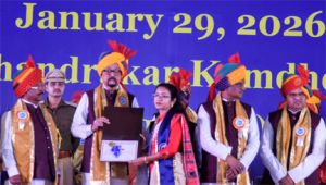 दाऊ श्री वासुदेव चन्द्राकर कामधेनु विश्वविद्यालय दुर्ग के चतुर्थ दीक्षांत समारोह संपन्न