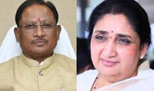  महाराष्ट्र की प्रथम महिला उपमुख्यमंत्री को मुख्यमंत्री  विष्णुदेव साय ने दी शुभकामनाएँ