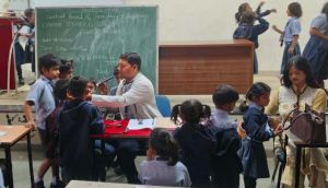  "प्रोजेक्ट धड़कन" के अंतर्गत  बच्चों की हुई निःशुल्क हृदय जांच, 828 बच्चों की हुई स्क्रीनिंग