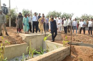   कलेक्टर ने ग्राम पंचायत परसदा-3 में विकसित भारत - रोज़गार और आजीविका मिशन (ग्रामीण) के कार्यों का किया निरीक्षण