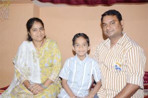 नमन की खुशियों की चहचहाहट गूंज रही है रामसागर पारा की गलियों में