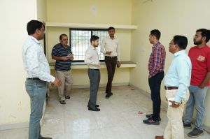  कलेक्टर ने आईटी पार्क और नालन्दा परिसर का किया निरीक्षण