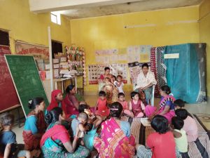 संपूर्णता अभियान अंतर्गत ग्राम स्वास्थ्य स्वच्छता एवं पोषण दिवस का आयोजन