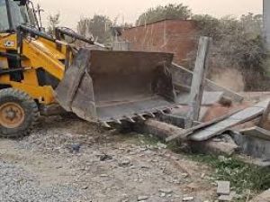 निगम जोन 8 ने अवैध प्लाटिंग पर लगायी कारगर रोक