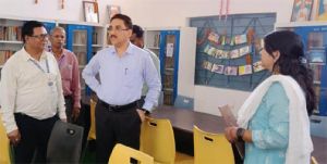   संभागायुक्त सुनील जैन ने पीएम श्री स्कूल का किया निरीक्षण