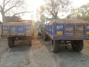  खनिजों का अवैध उत्खनन व परिवहन  : 7 वाहन जप्त