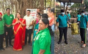 नगर निगम रायपुर ने विशेष अभियान चलाकर करवाई हाण्डी तालाब की सफाई