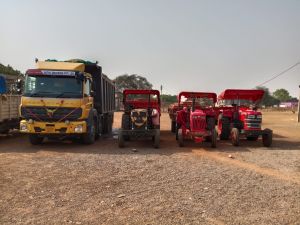 खनिजो के अवैध परिवहन पर ताबड़तोड़ कार्रवाई