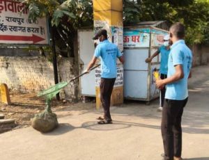  नगर निगम रायपुर द्वारा आवारा मवेशियों को पकड़ने  विशेष अभियान