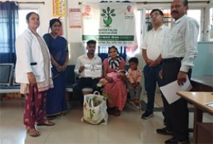  &ldquo;प्रोजेक्ट ग्रीन पालना&ldquo;- पर्यावरण संरक्षण का संदेश, प्रसूता माताओं को हरियाली की भेंट