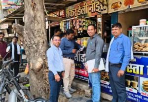  भाटागांव में कोटपा के तहत सघन कार्रवाई: 80 चालान, 3750 रुपये जुर्माना वसूला 