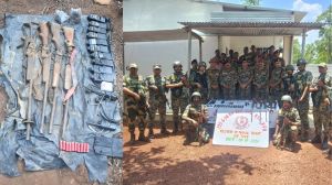 अबूझमाड़ में छुपकर रखे गए भारी मात्रा में हथियार, गोला-बारूद और आईईडी सामग्री बरामद 
