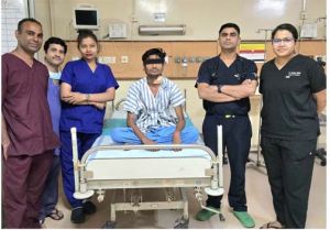  10 साल से खाँसी में खून की समस्या झेल रहे युवक को अम्बेडकर अस्पताल में मिली नई जिंदगी