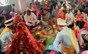   मुख्यमंत्री कन्या विवाह योजना के तहत पामगढ़ में 15 जोड़े बंधे परिणय सूत्र में