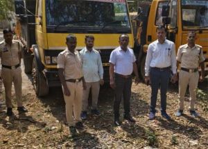  अवैध रेत और ईंट परिवहन के मामले में 6 वाहन जब्त