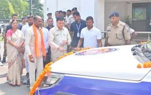  कोरबा जिले को मिली 22 नए डायल 112 वाहनों की सौगात