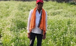  राष्ट्रीय बागवानी मिशन अंतर्गत धनिया की खेती से किसान रतिराम की बढ़ी आय