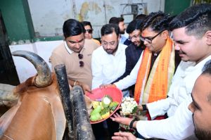  जन्मदिवस के अवसर पर वित्त मंत्री ओपी चौधरी ने की गौ-सेवा, संरक्षण के प्रयासों को सराहा