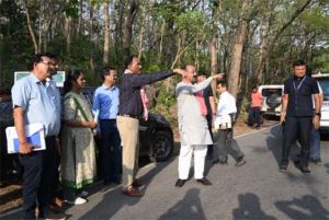  उप मुख्यमंत्री अरुण साव ने 308 करोड़ की लागत से बन रहे केशकाल घाट बायपास रुट का किया निरीक्षण