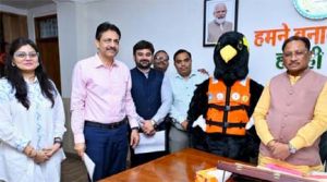  राष्ट्रीय कायाकिंग-केनोईंग प्रतियोगिता के मस्कट &lsquo;पहाड़ी मैना&rsquo; का मुख्यमंत्री ने किया विमोचन