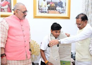 महक की उपलब्धि पूरे छत्तीसगढ़ के लिए गौरव का विषय : मुख्यमंत्री  विष्णुदेव साय