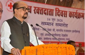  रक्तदान सबसे बड़ा दान, इससे बड़ी कोई सेवा नहीं - राज्यपाल श्री डेका