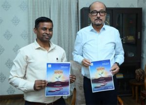  राज्यपाल रमेन डेका ने &ldquo;प्रारंभ&rdquo; पत्रिका के विशेषांक का किया विमोचन