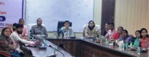  राष्ट्रीय ग्राम स्वराज अभियान योजनांतर्गत जिला पंचायत सदस्यों को दिया गया प्रशिक्षण