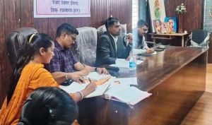  कलेक्टर ने ग्राम पंचायत सचिवों द्वारा किए जा रहे कार्यों की समीक्षा की