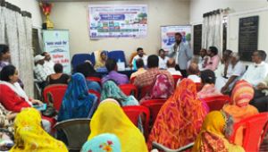  ग्राम कुथरेल में सामुदायिक मध्यस्थता विषयक विधिक साक्षरता शिविर का सफल आयोजन