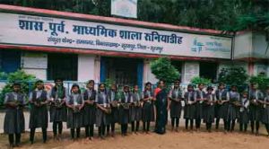  एक पेड़ माँ के नाम अभियान के तहत विद्यार्थियों ने दिया पर्यावरण संरक्षण का संदेश