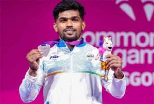  वित्त मंत्री ओपी चौधरी ने राष्ट्रमंडल खेल 2026 में रजत पदक विजेता राजा मुथुपांडी को दी बधाई