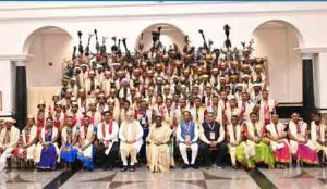   राष्ट्रपति भवन के विशेष अतिथि बने बस्तर के मांझी-चालकी 