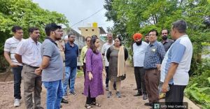 भिलाई नगर निगम आयुक्त द्वारा विकास एवं निर्माण कार्यों का किया गया स्थलीय निरीक्षण