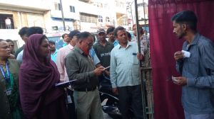 टीम प्रहरी अभियान अंतर्गत दुकानदारों को कड़ी चेतावनी देते हुए 55000 रू का ई चालान 