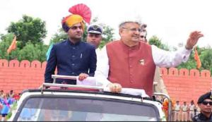  राजनांदगांव जिले में अपूर्व उत्साह एवं उल्लास के साथ स्वतंत्रता दिवस मनाया गया