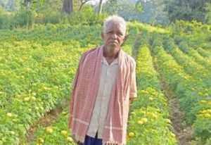धान से गेंदा की खेती की ओर बढ़े आनंद राम, 0.400 हेक्टेयर में कमाया 3.96 लाख रुपए