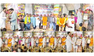 कृष्ण प्रकटोत्सव पर प्रदेशभर के वरिष्ठ पत्रकार सम्मानित