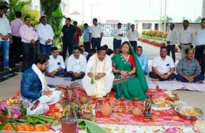  कृषि मंत्री निवास में पोला का भव्य आयोजन