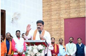  लोक कलाकार कल्याण संघ के शपथ ग्रहण समारोह में उप मुख्यमंत्री विजय शर्मा हुए शामिल