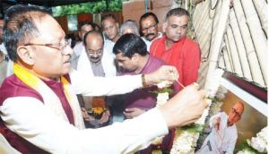 मदकूद्वीप की पुरातात्विक और आध्यात्मिक विरासत के संरक्षण में स्व. शांताराम का योगदान सदैव स्मरणीय रहेगा : मुख्यमंत्री