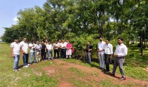  गांधी जयंती पर चित्रोत्पला फिल्म सिटी परिसर में वृहद पौधारोपण अभियान