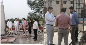  आयुक्त संबित मिश्रा ने टेक्निकल टावर, पंडरी एवं वीमेन हॉस्टल के निर्माणाधीन कार्यों की प्रगति का किया निरीक्षण