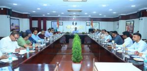  राष्ट्रपति  द्रौपदी मुर्मू के छत्तीसगढ़ प्रवास की तैयारियों  के संबंध में लोकभवन में बैठक आयोजित