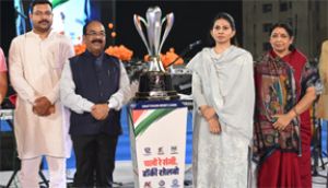  देश में खेलों को बढ़ावा देने के लिए बड़े पैमाने पर हो रहा आयोजन - केंद्रीय खेल राज्य मंत्री डॉ.खड़से