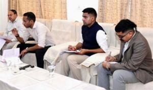  लोक निर्माण विभाग के सचिव ने निर्माण कार्यों की प्रगति की समीक्षा की
