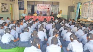 स्वामी आत्मानंद स्कूल कचांदुर में &lsquo;मिशन वात्सल्य&rsquo; एवं &lsquo;मिशन शक्ति&rsquo; जागरूकता शिविर
