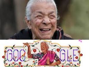 गूगल ने डूडल बनाकर जोहरा सहगल को किया याद