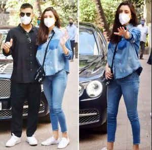 डिलीवरी के बाद पति विराट कोहली के साथ दिखीं अनुष्का डिलीवरी के बाद पति विराट कोहली के साथ दिखीं अनुष्का